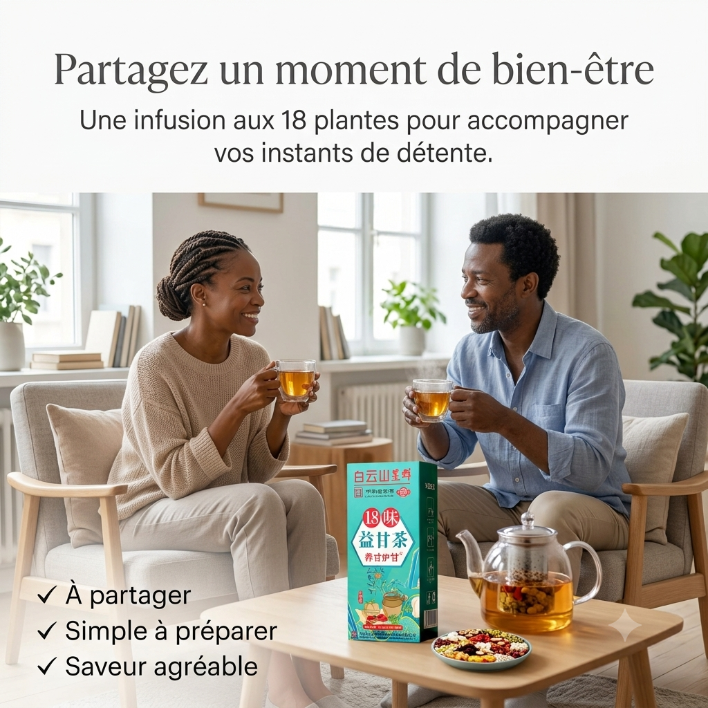 Thé Traditionnel Chinois 18 Ingrédients Naturels — Digestion saine"